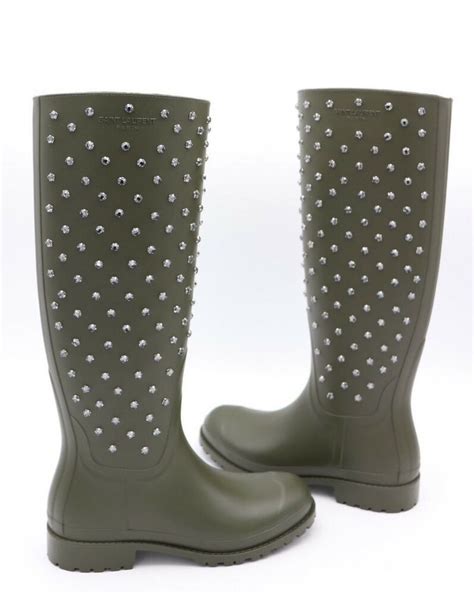 ysl ankle boots|yves Saint Laurent rain boots.